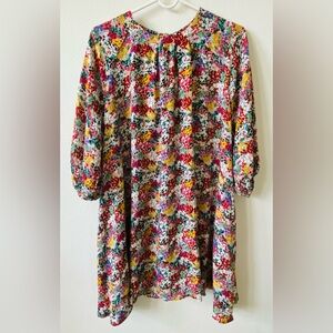 Valija Gitana NWT  Multicolor Floral Womens Dress L